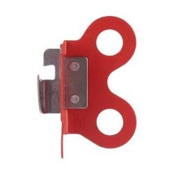 Apriscatole Rosso Nero Acciaio (5 x 6,7 x 2,5 cm) (12 Unità)