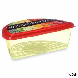 Porta pranzo Frutta e Verdura Multicolore Plastica 23 x 8 x 13 cm (24 Unità)