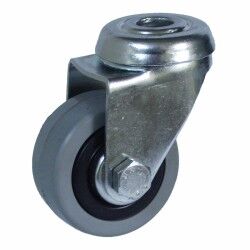 Rueda Afo CR07130 Fastener Ø 40 mm Latex rubber