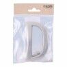 Lettera EDM D Mat Argento nichel (10 cm)