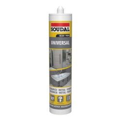 Silicone Soudal 115926 Universal Black 280 ml