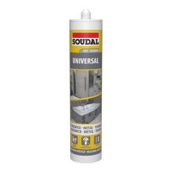 Silicone Soudal 115927 Universal Grey 280 ml