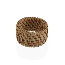 Anello portatovagliolo Versa Marrone Rattan 5 x 3 x 5 cm