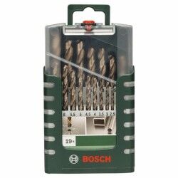 Set di trapani BOSCH 2609255133 Elicoidale Acciaio Alta velocità 19 Pezzi