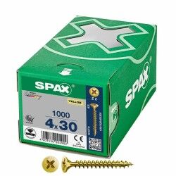 Scatola a viti SPAX Yellox Z2 Testa piatta 4,0 x 30 mm 1000 Unidades