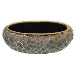 Planter Alexandra House Living Golden Ceramic 21 x 9 x 9 cm