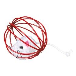 Giocattoli Trixie Mouse in a Wire Ball Multicolore Poliestere