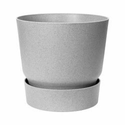 Vaso Elho Grigio Plastica Rotondo Moderno Ø 47 cm