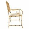 Bench Alexandra House Living Yellow Metal 50 x 92 x 126 cm