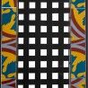 Bench Alexandra House Living Black Iron Tile 50 x 88 x 110 cm