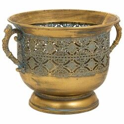 Vaso Alexandra House Living Oro Ferro 29 x 23 x 35 cm