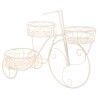 Supporto per Vaso Alexandra House Living Bianco Metallo Ferro Bicicletta 28 x 28 x 28 cm