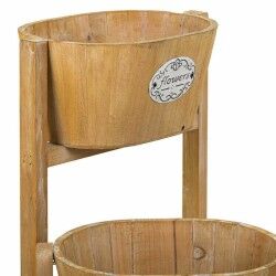 Supporto per Vaso Alexandra House Living Marrone Legno di paulownia 18 x 79 x 89 cm