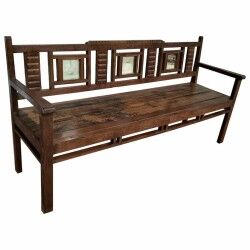 Bench Alexandra House Living Brown Recycled Wood 58 x 95 x 183 cm