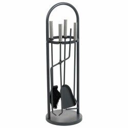 Fireplace Utensils Alexandra House Living Black Iron 22 x 68 x 22 cm