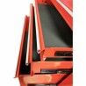 Carrello per attrezzi Defpro Rosso Con chiave Metallo 7 casseti