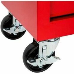 Carrello per attrezzi Defpro Rosso Con chiave Metallo 7 casseti