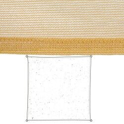 Vele parasole 500 x 500 x 1 cm Beige Polietilene