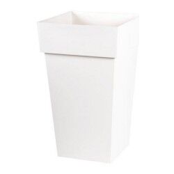 Vaso EDA Tuscan Quadrato Bianco polipropilene (39 x 39 x 65 cm)