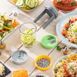 Tagliaverdure a Spirale e Grattugia con Ricette Vigizer InnovaGoods