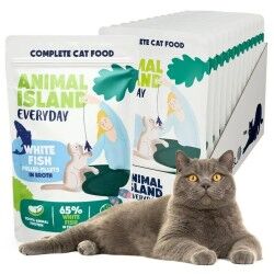 Cat food ANIMAL ISLAND White fish Fish 12 x 85 g