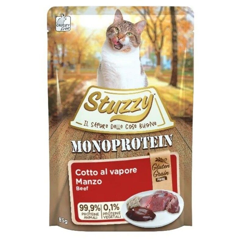 Cibo per gatti Agras Pet Foods Monoprotein Beef Carne di manzo e vitello 85 g