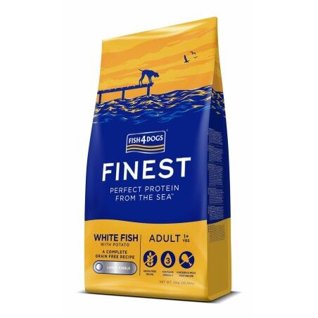 Fodder FISH4DOGS Finest Ocean White fish M/L Fish 12 kg