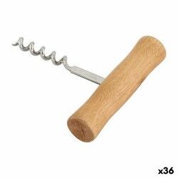 Cavatappi Legno Acciaio inossidabile 9,5 x 10 cm (36 Unità)