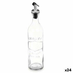 Oliera Con rilievo Trasparente Vetro 500 ml (24 Unità)