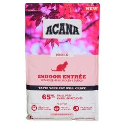 Cibo per gatti Acana Indoor Entrée Adulto Pollo Tacchino Pesce Coniglio 4,5 Kg