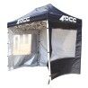 Tent Wall OCC Motorsport NA Racing Black Polyester 420D Oxford 3 x 2 m Window 2 Units (Refurbished A)