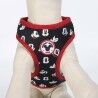 Dog Harness Mickey Mouse S/M Black