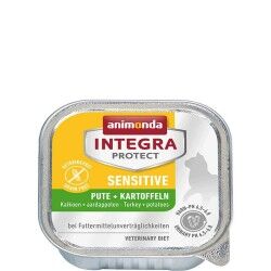 Cibo per gatti Animonda Integra Protect Sensitive Tacchino Patate 100 g 100 L