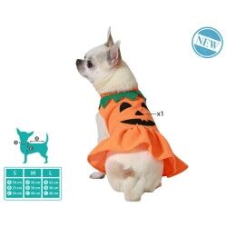 Dog Costume Pumpkin Size S