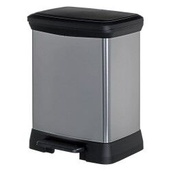 Waste bin Curver 203291 Black Grey Plastic 28 L (1 Piece)