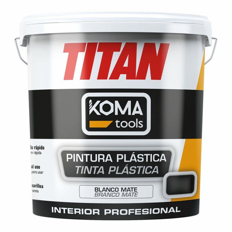 Plastic paint Koma Tools TITAN White 5 kg