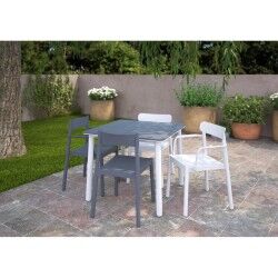 Garden chair Garbar Elba Beige polypropylene 56 x 80 x 53 cm (4 Units)