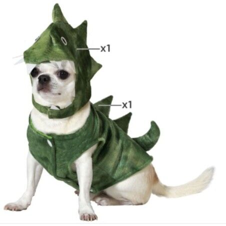 Dog Costume Size S Dinosaur