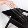 Barbecue Portatile Aktive Nero Acciaio Ferro 45 x 30 x 29 cm