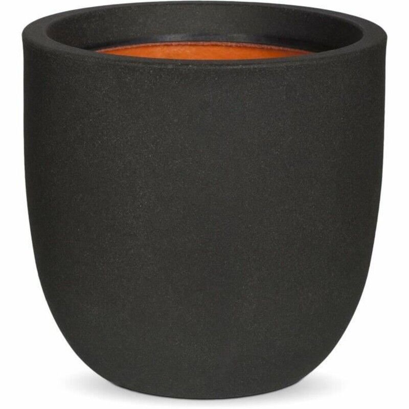 Vaso Capi Europe Nero Plastica Ovale Ø 43 cm