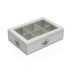 Scatola per Infusioni Versa Gourmet Legno 17 x 7 x 24 cm