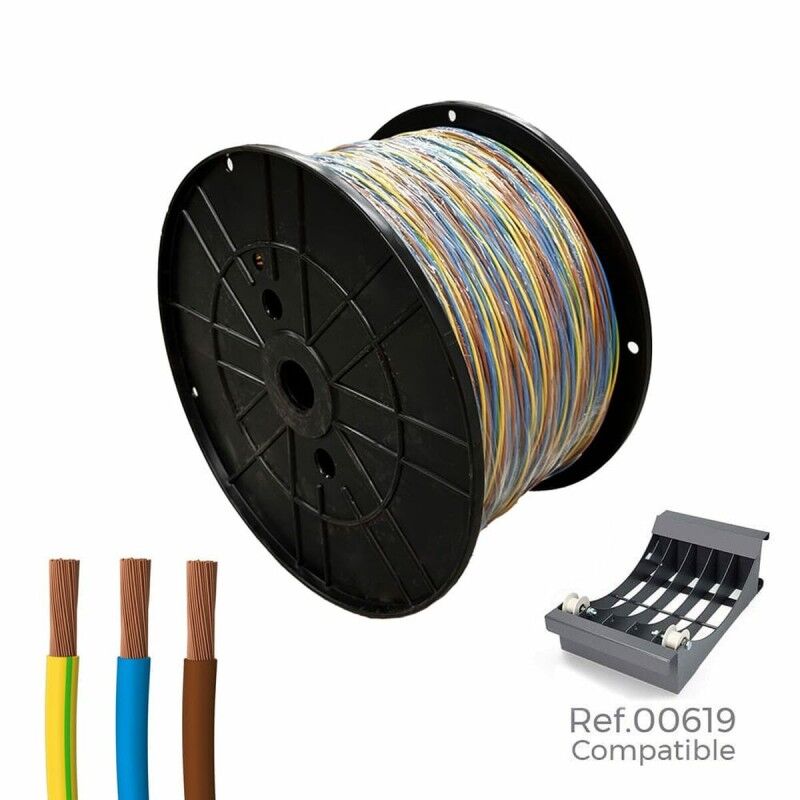 Multi-core Electric Cable Sediles h07z1-k 3G Tricolour 3 x 2,5 mm 200 m