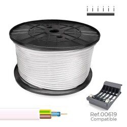 Multi-core Electric Cable Sediles vv-k0.6/1kv White 3 x 1,5 mm 100 m