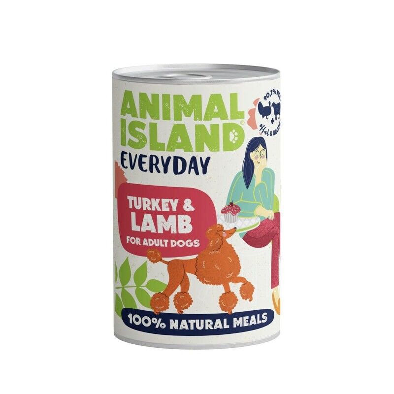 Cibo umido ANIMAL ISLAND Everyday Turkey Tacchino 400 g