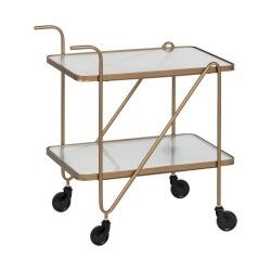 Kitchen Trolley Golden 61 x 40 x 70 cm