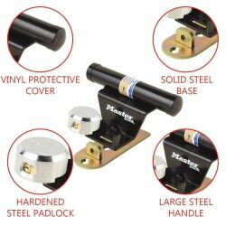 Lucchetto con chiave Master Lock 1488EURDAT Acciaio Rotondo