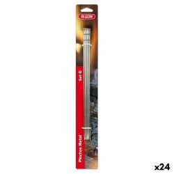 Set di Spiedini per Barbecue Algon Metallo 6 Pezzi (24 Unità) (35 x 2,5 mm)