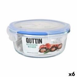 Porta pranzo Ermetico Quttin Rotonda 650 ml ø 15,5 x 7,1 cm (6 Unità)