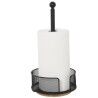 Kitchen Paper holder Alexandra House Living Black Metal 18 x 36 x 18 cm