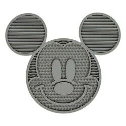 Dog Feeder Mickey Mouse Grey Silicone 28 x 15 x 1,5 cm